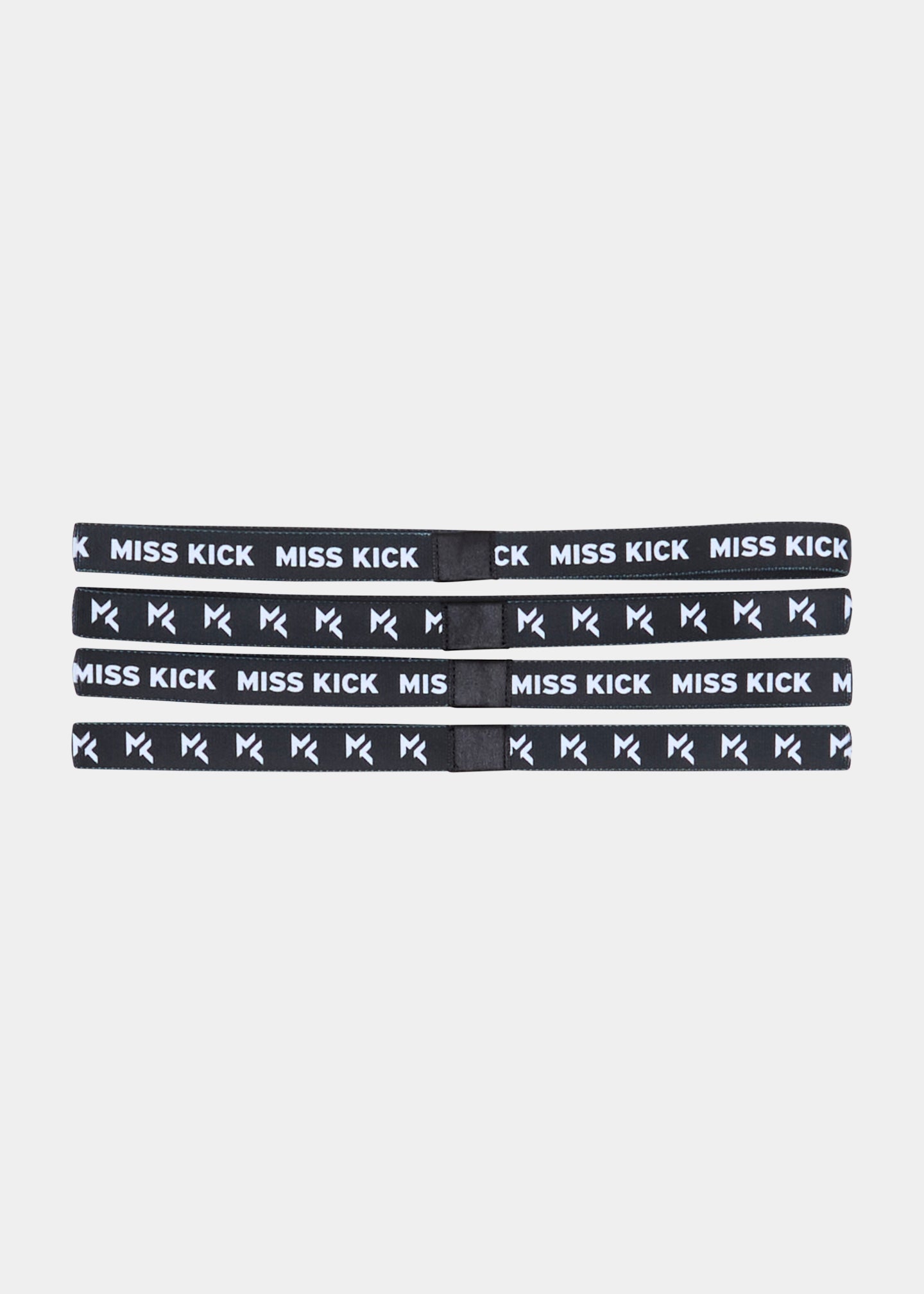 Jayne 4 pack Headbands Black