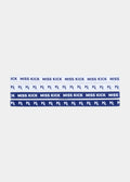 Jayne 4 pack Headbands Dark Blue/White