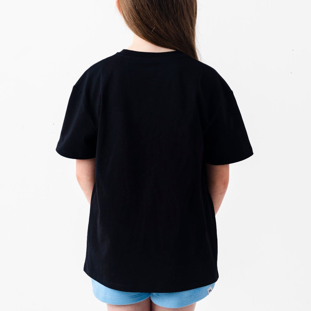 Girls Everyday Outline T-shirt - Black