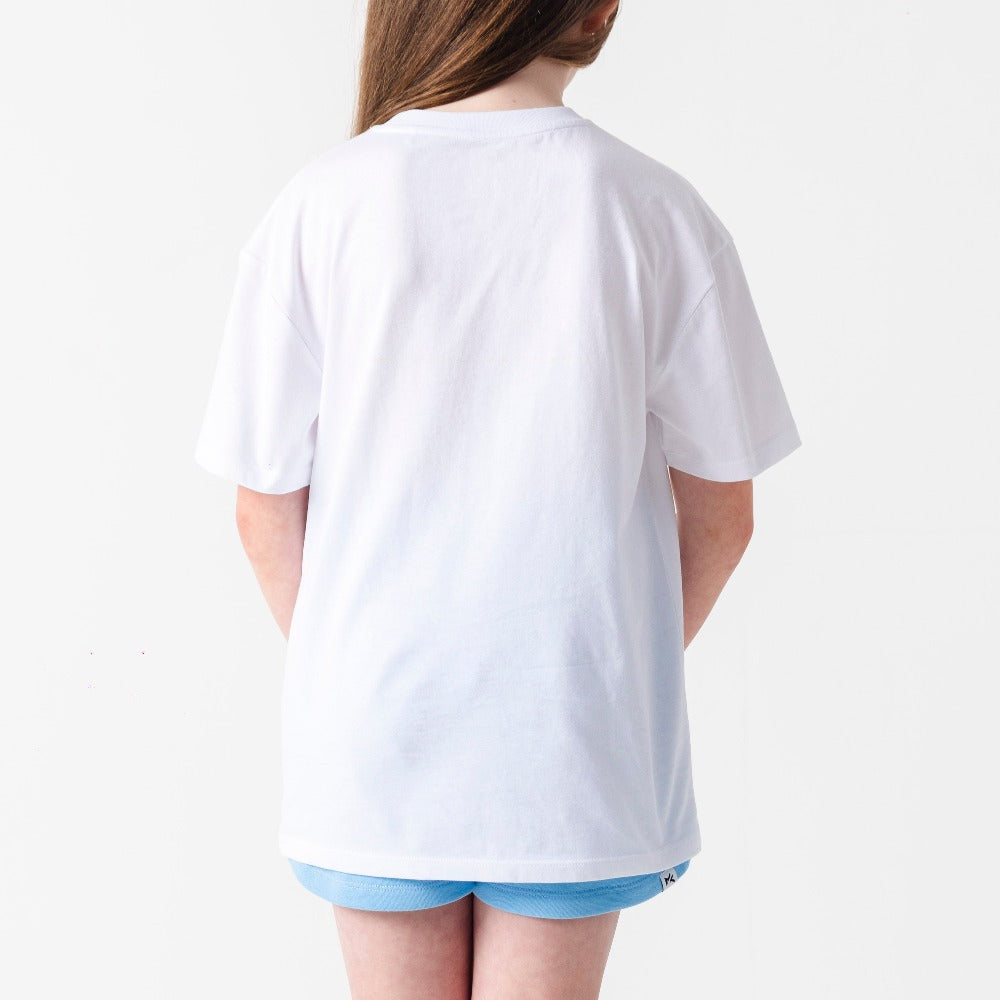 Girls Everyday Bold T-shirt - White